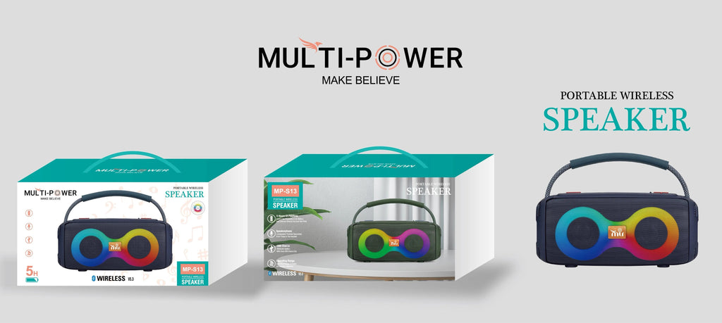 Portable Wireless Speaker - Light Up Your Sound