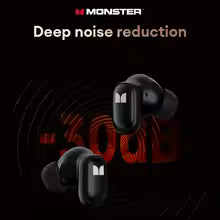 Monster XKT28 Bluetooth 5.4 Wireless Headphones Noise Cancellation Gaming Dual Mode Earbuds