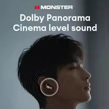 New Monster MQT52 Wireless Bluetooth 5.4 Earphones 24H Long Battery Life Headphones