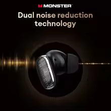 Monster XKT28 Bluetooth 5.4 Wireless Headphones Noise Cancellation Gaming Dual Mode Earbuds