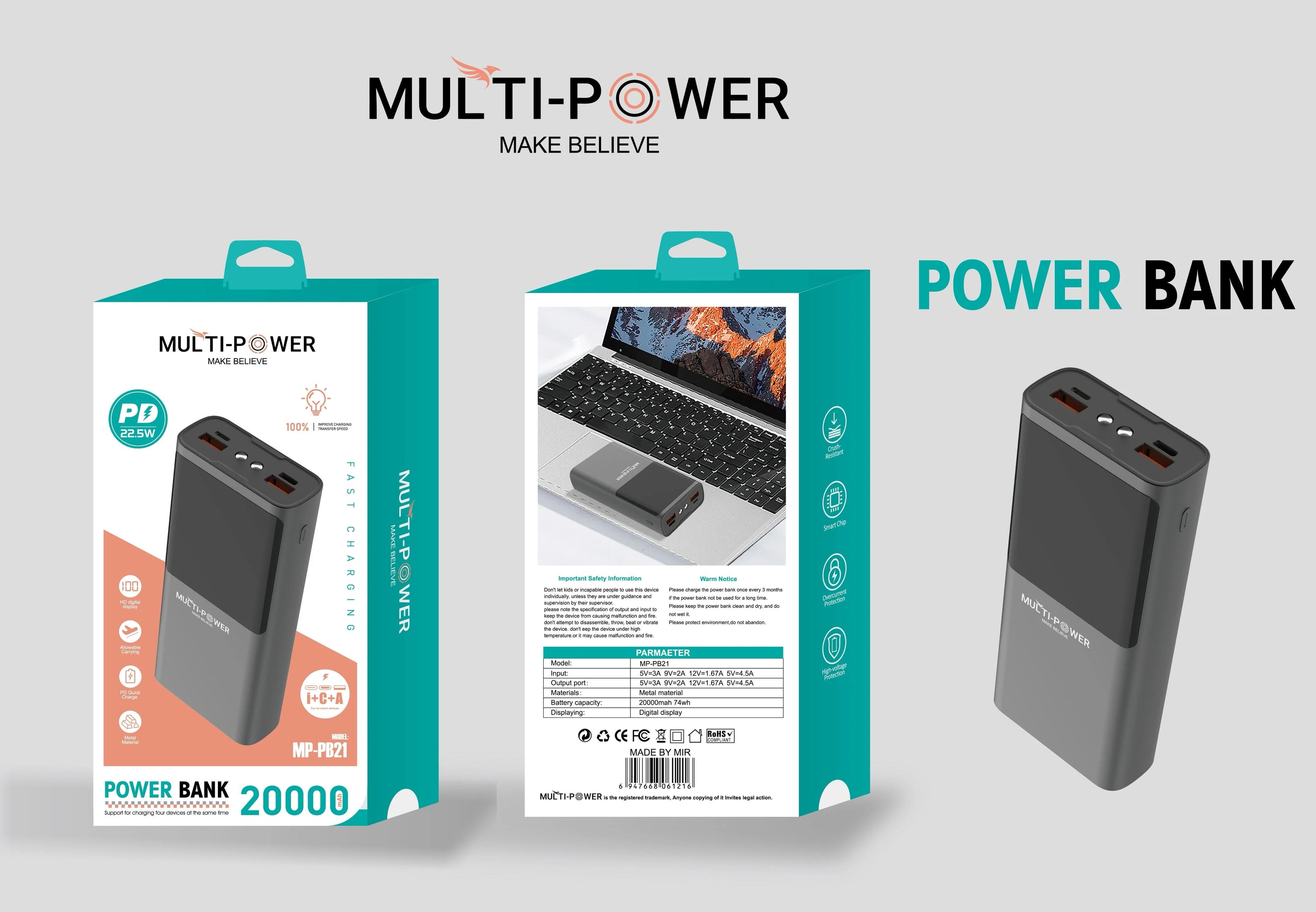 20000MAH Power Bank