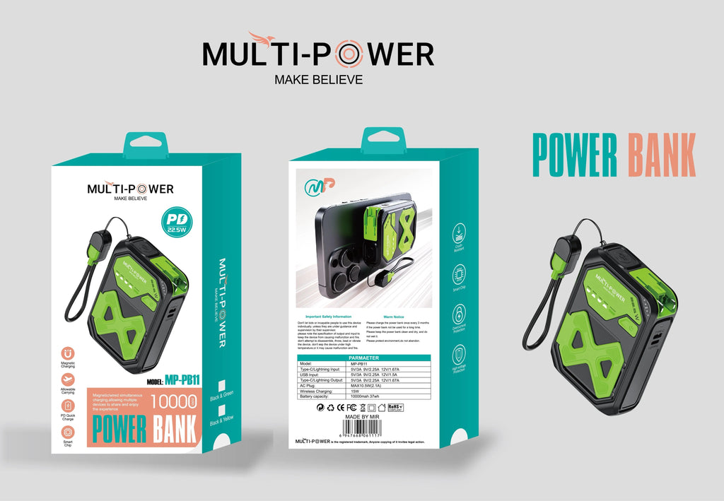 Mini Power Bank | 10000mAh Portable Power